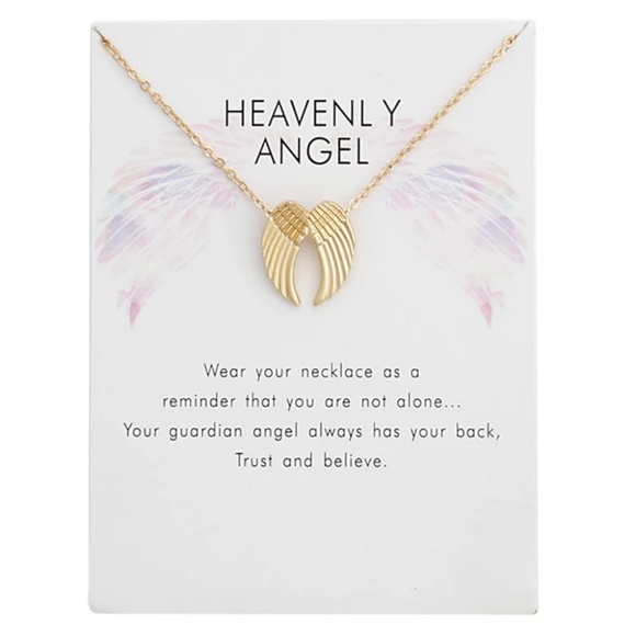 Gold or silver Heavenly angel necklace, angel - Picture 2 of 4